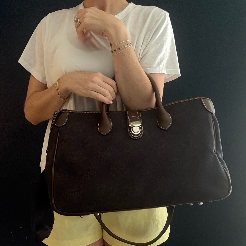 Dooney & Bourke Dark Brown Tote Bag